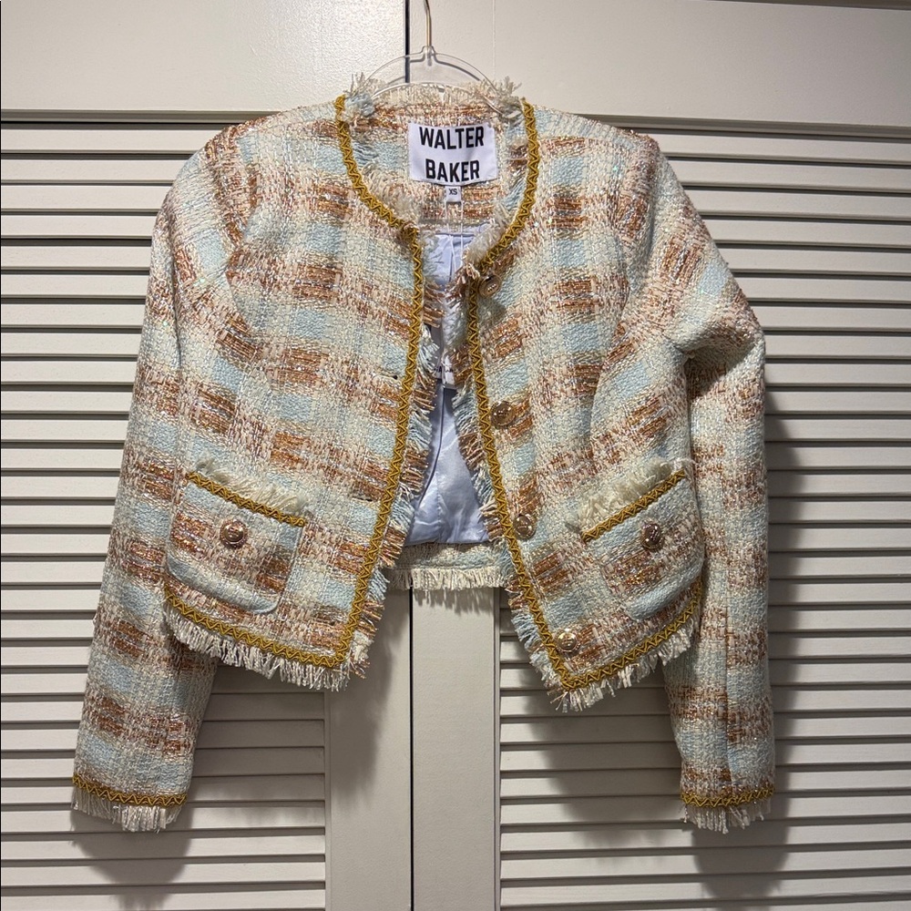 Walter Baker Multicolor Tweed Jacket